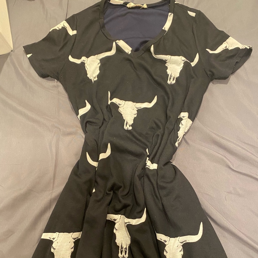 Longhorn tshirt dress